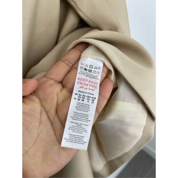 NASTY GAL Double Breasted Oversized Blazer Size 6 - Picture 2 of 6